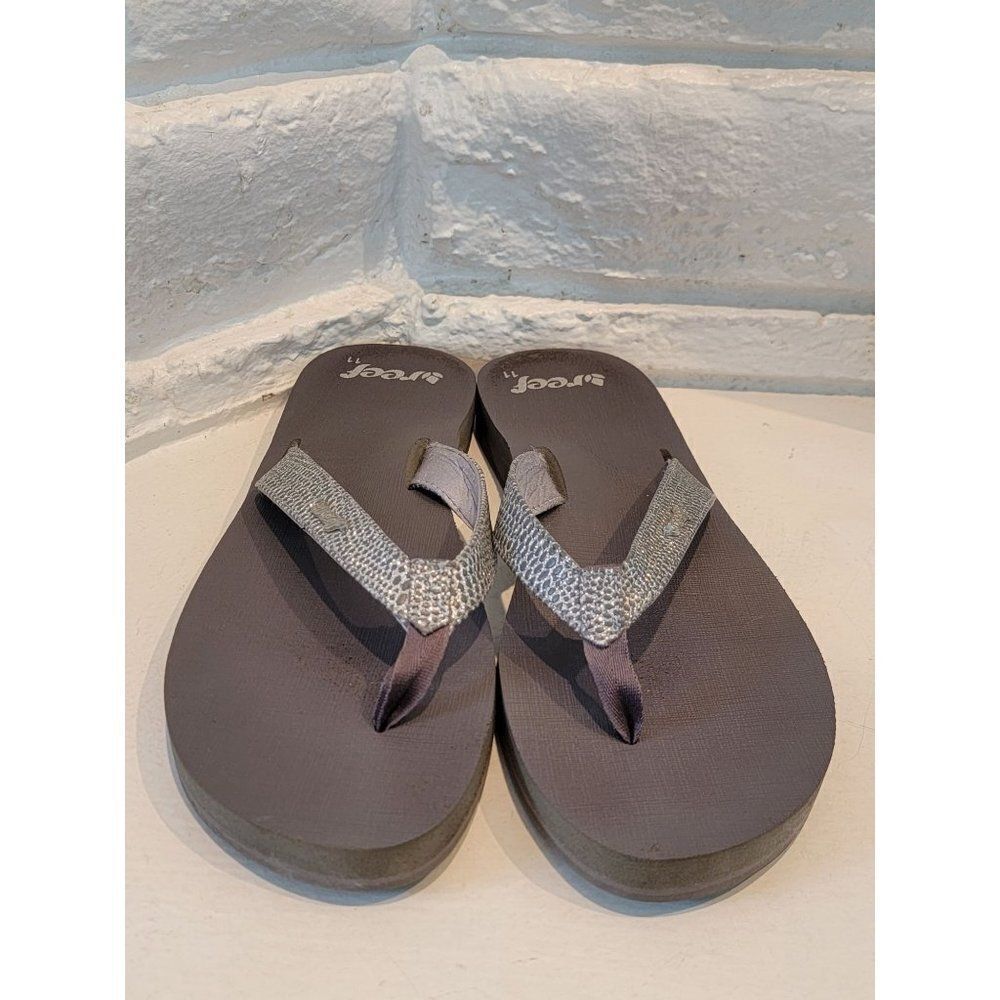 Reef Sandals Flip Flops foam womens size 11